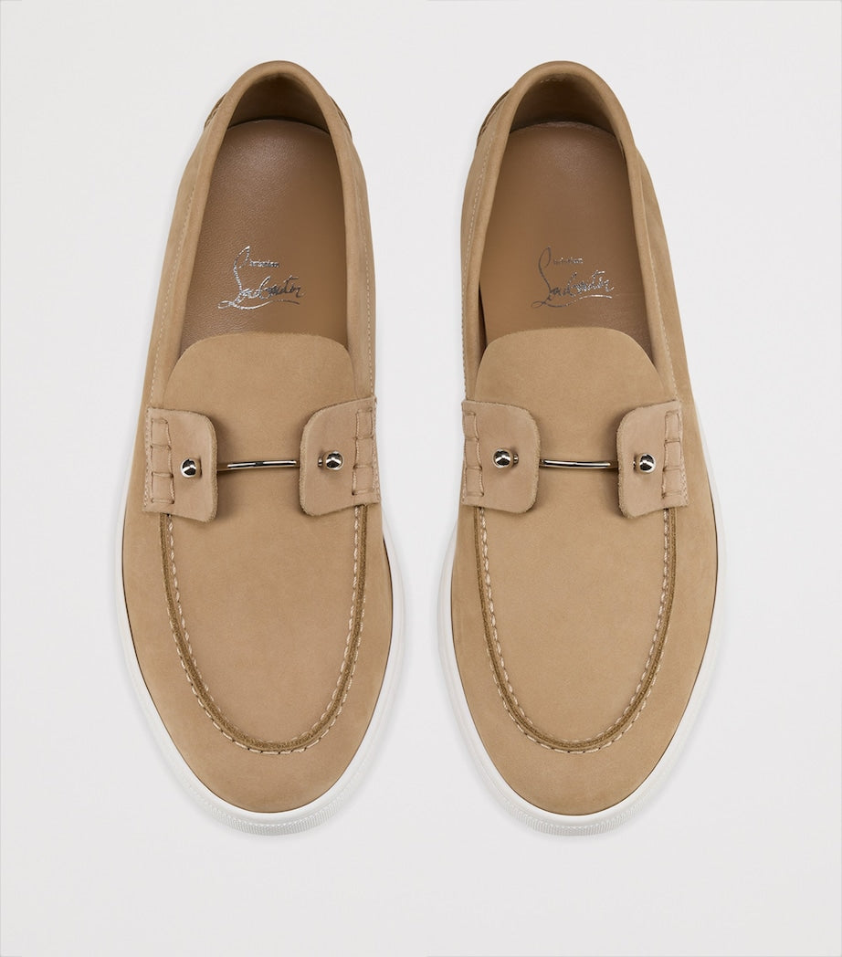 Christian Louboutin Chambeliboat Suede Boat Shoes