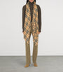 Burberry Cashmere-Silk Check Scarf