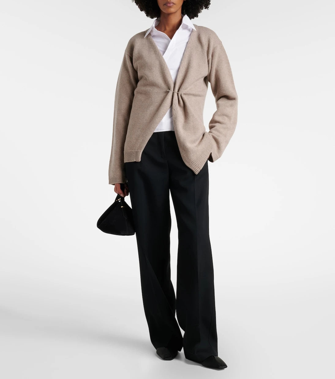 Róhe - Wool and cashmere wrap cardigan