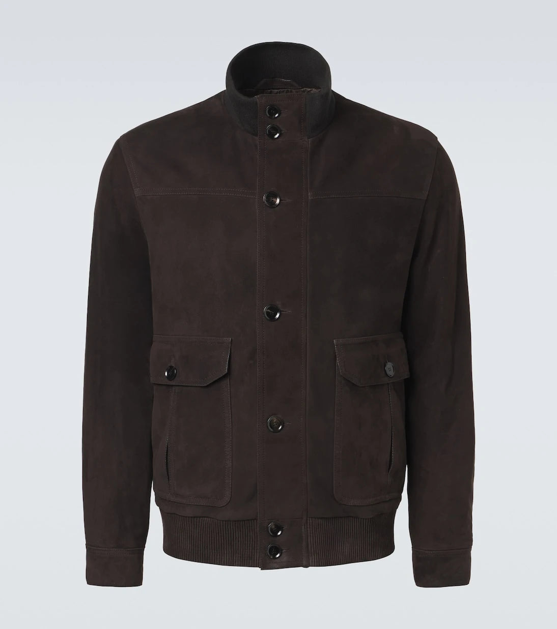 Brioni - Suede bomber jacket