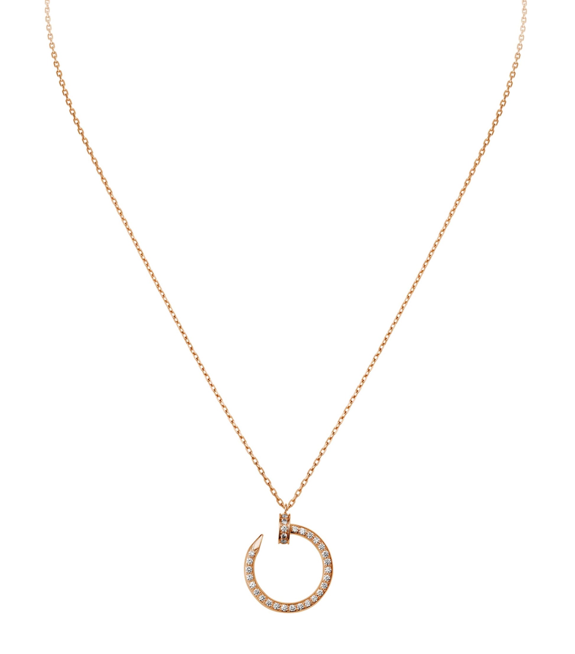 Rose Gold and Diamond Juste un Clou Necklace