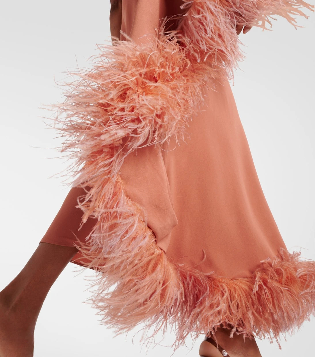 Taller Marmo - Ubud Extravaganza feather-trimmed gown