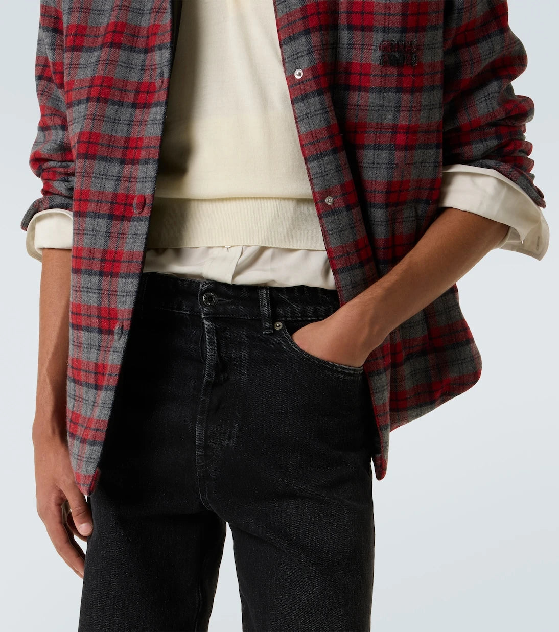 Miu Miu - Mid-rise straight jeans