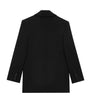 Saint Laurent Black Wool Double-Breasted Peacoat