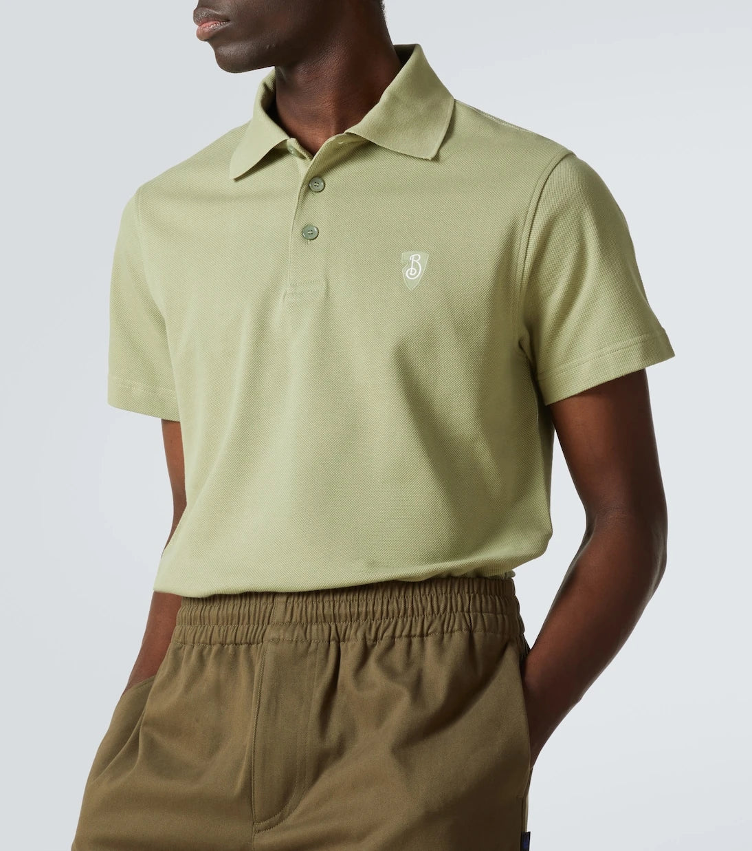 Burberry - Embroidered cotton polo shirt