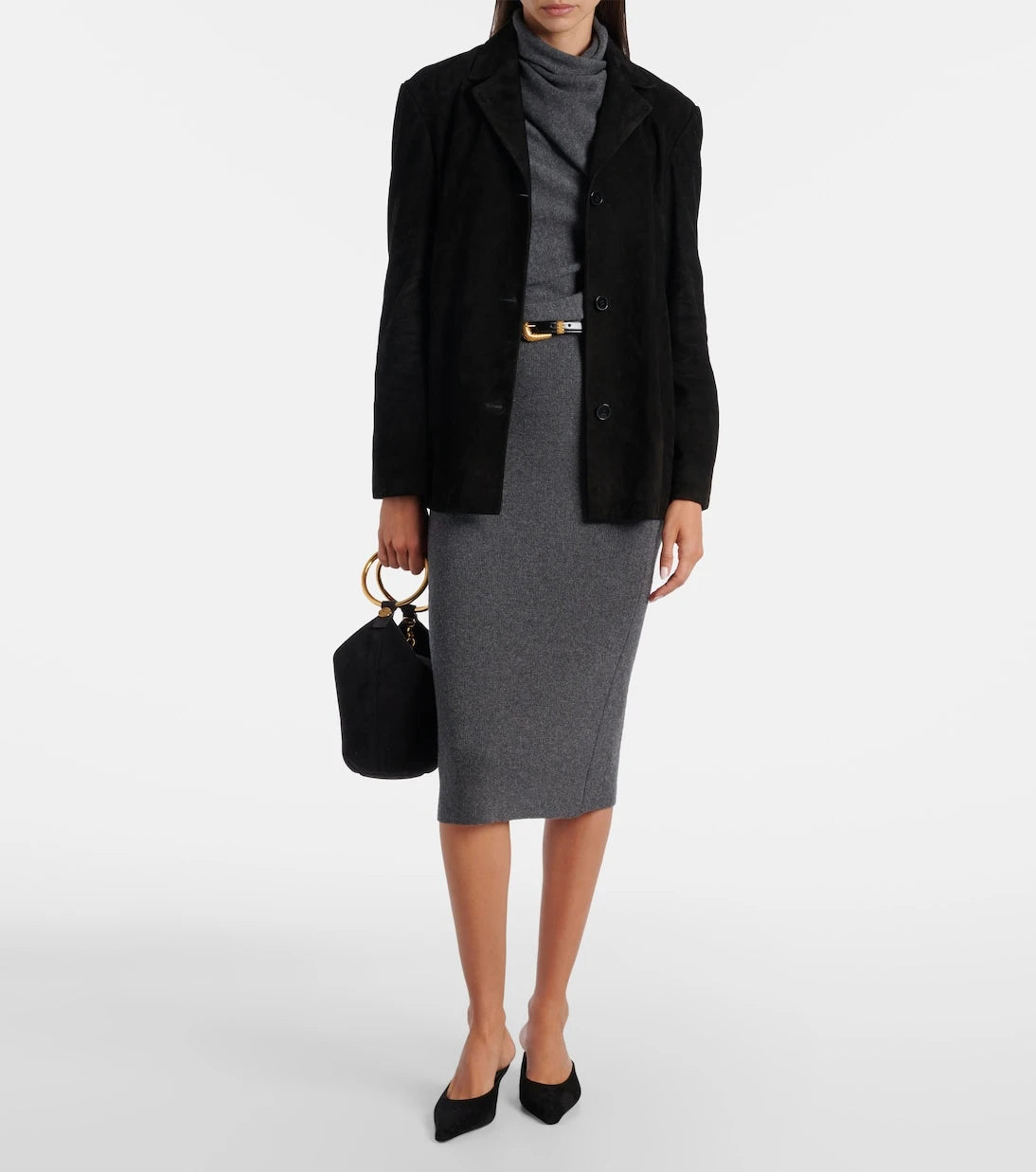 Nour Hammour - Opus suede blazer
