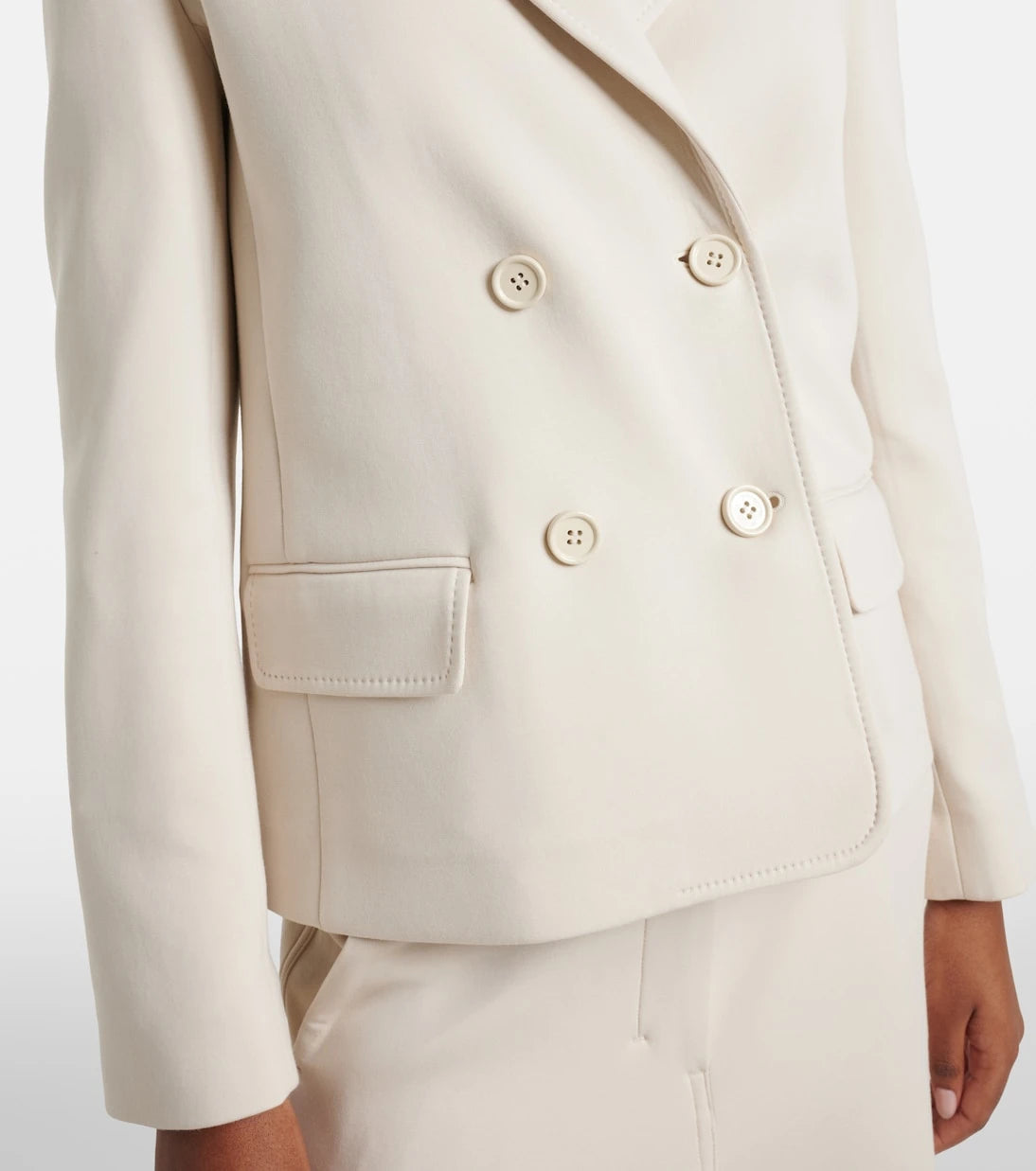 'S Max Mara - بليزر باديا من جيرسيه مخلوط بالقطن
