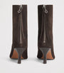 Maje Brown Suede Ankle Boots 75