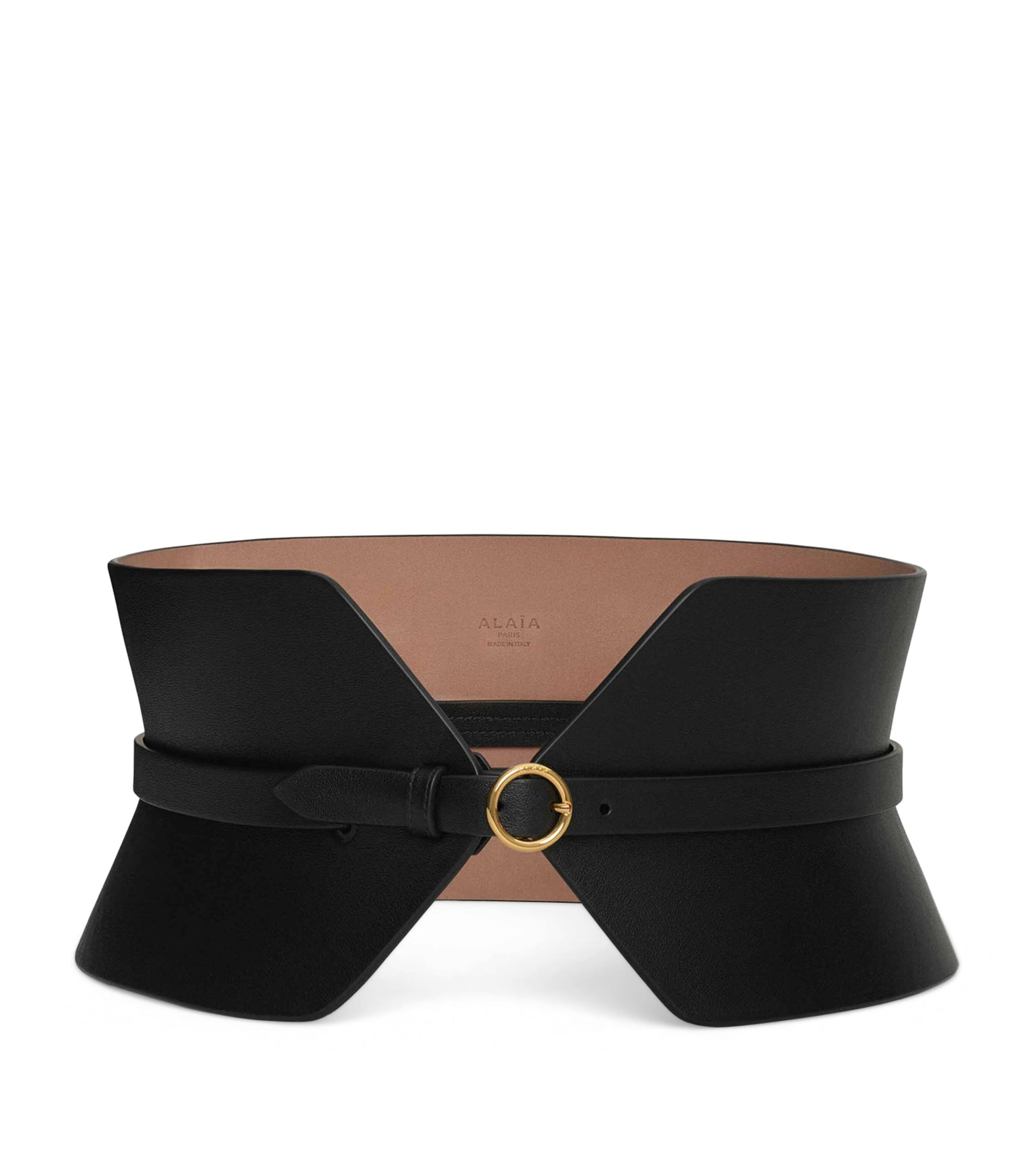 Alaïa Black Leather Bustier Belt