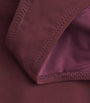 Ulla Johnson Burgundy Dani Mid-Rise Bikini Briefs