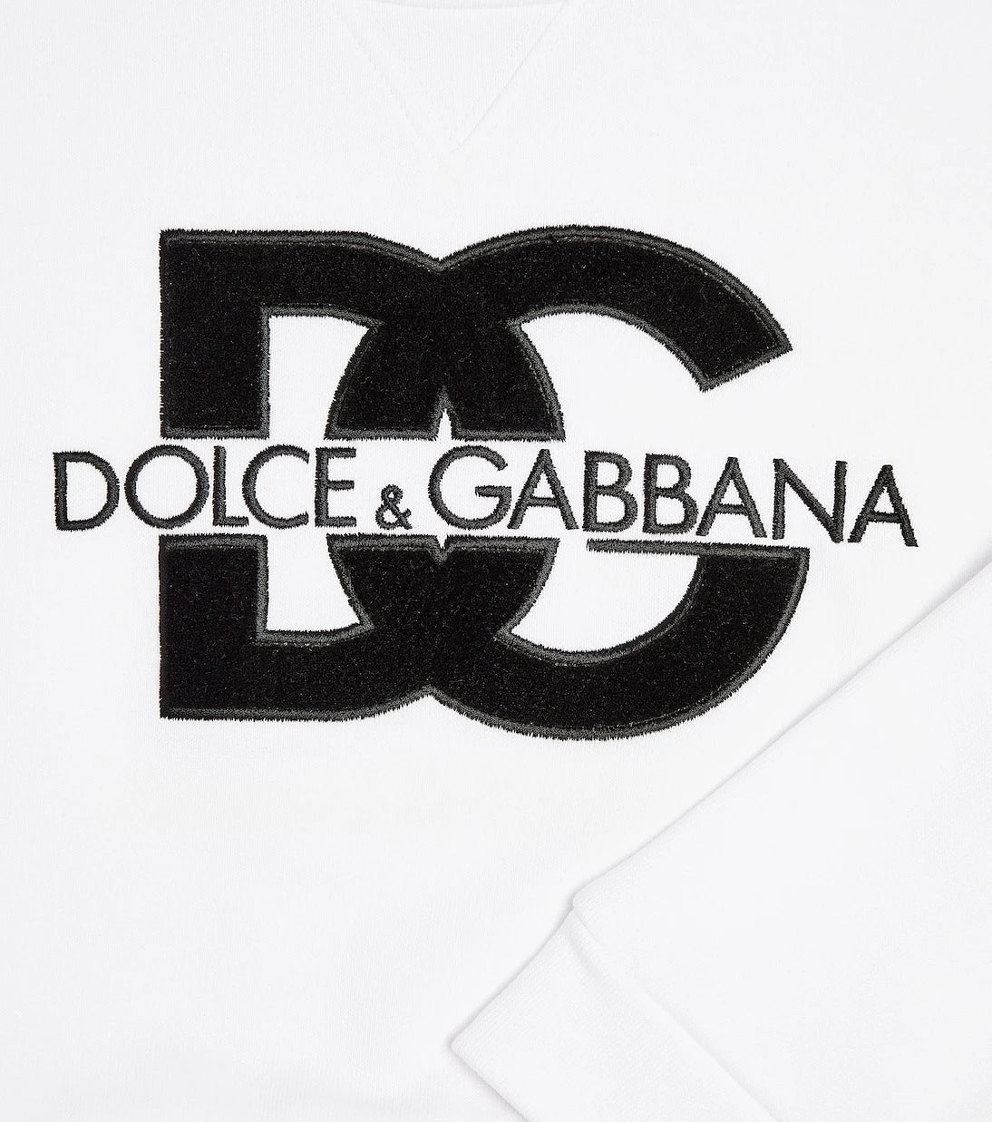 Dolce&Gabbana Kids - DG cotton jersey sweatshirt