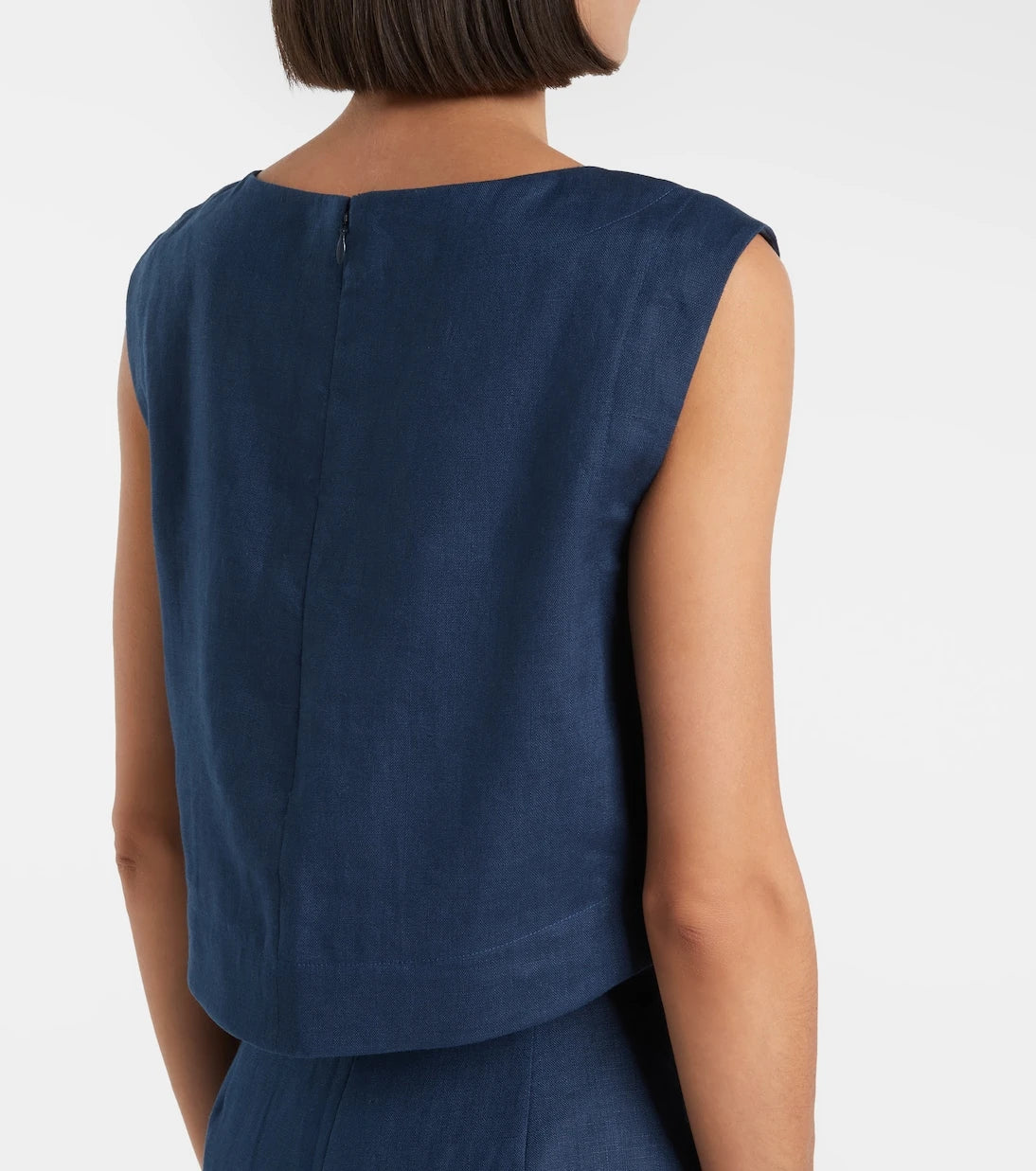 Posse - Martina linen crop top