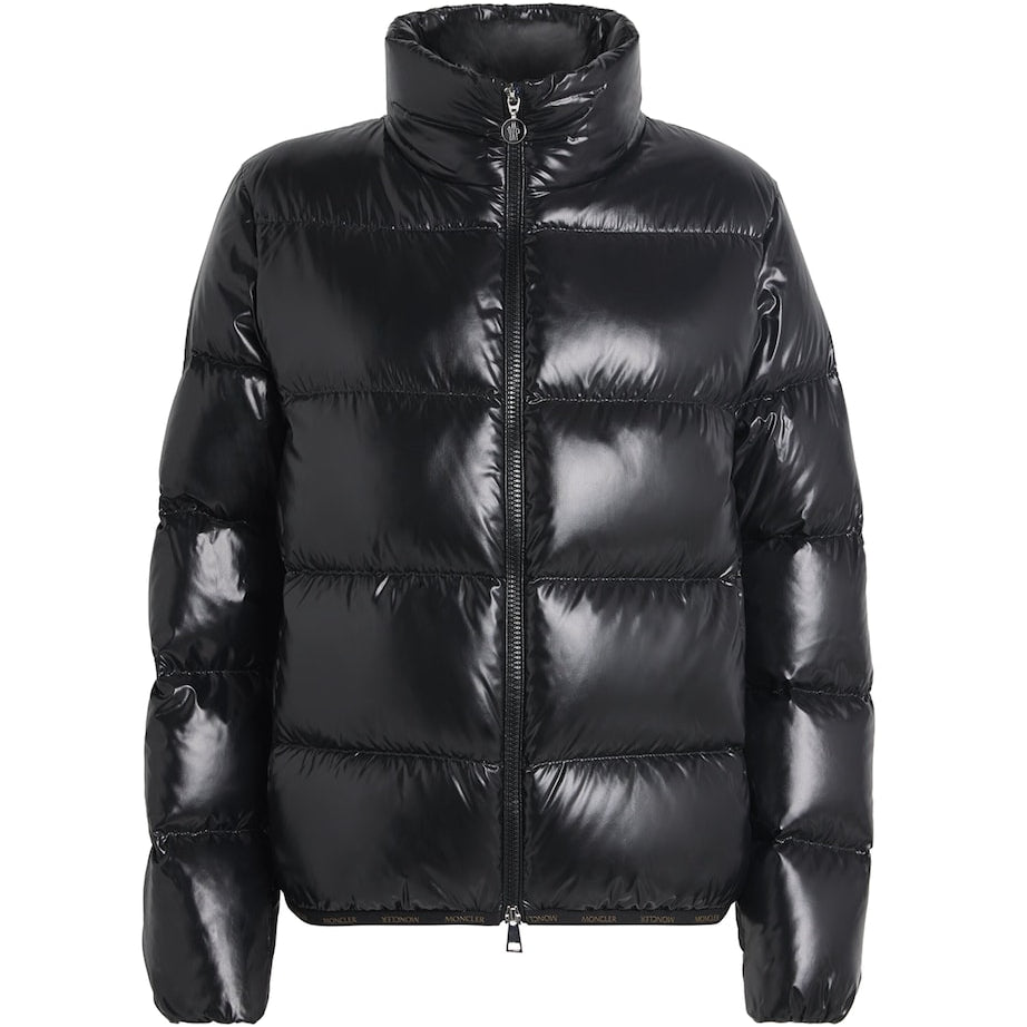 Moncler Black Down Padded Abbadia Jacket