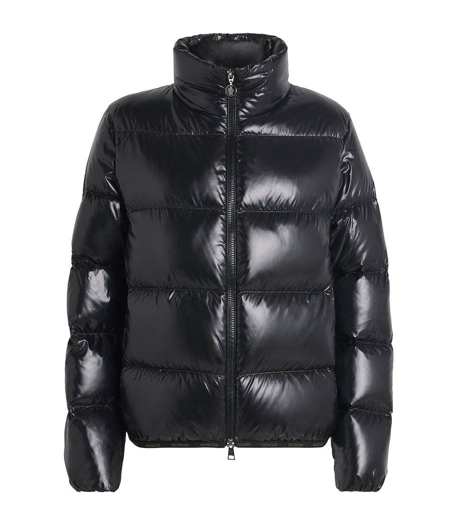 Moncler Black Down Padded Abbadia Jacket
