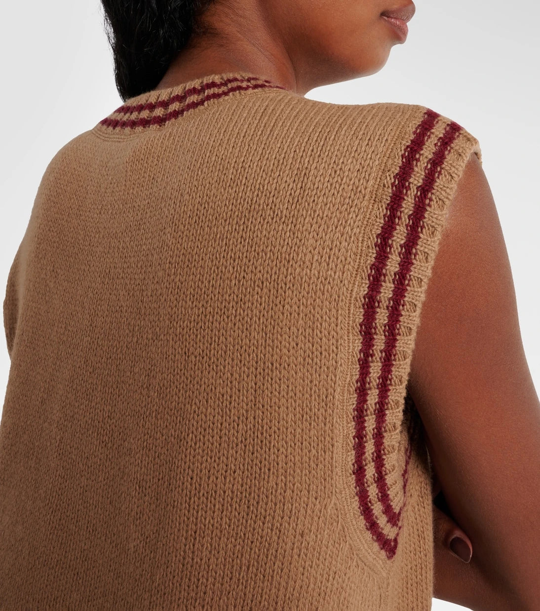 Prada - Logo wool and cashmere sweater vest