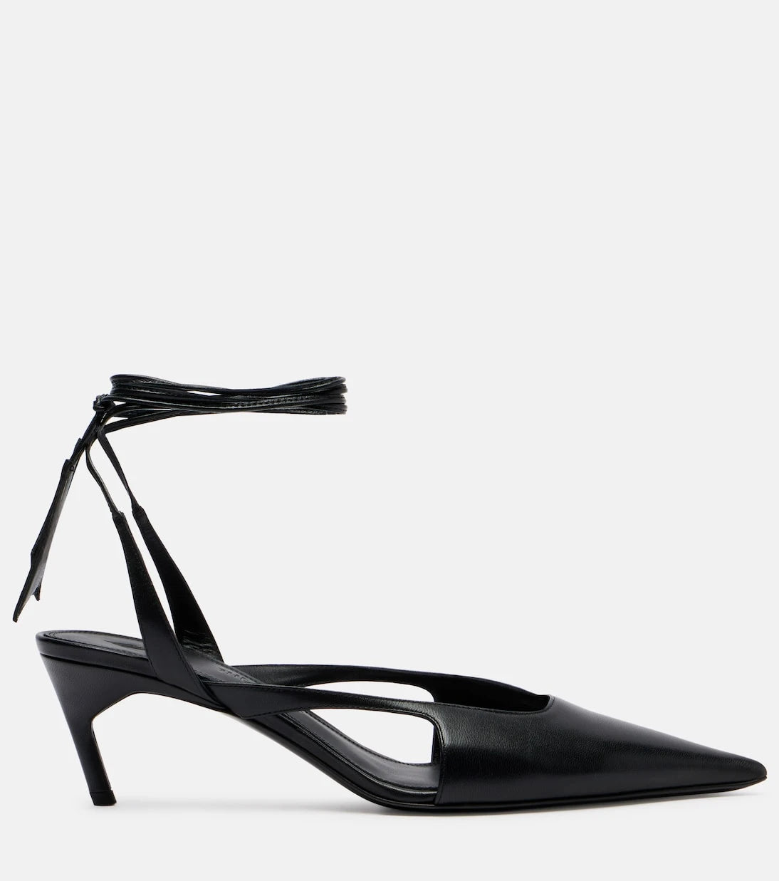 The Attico - Diane 55 leather slingback pumps