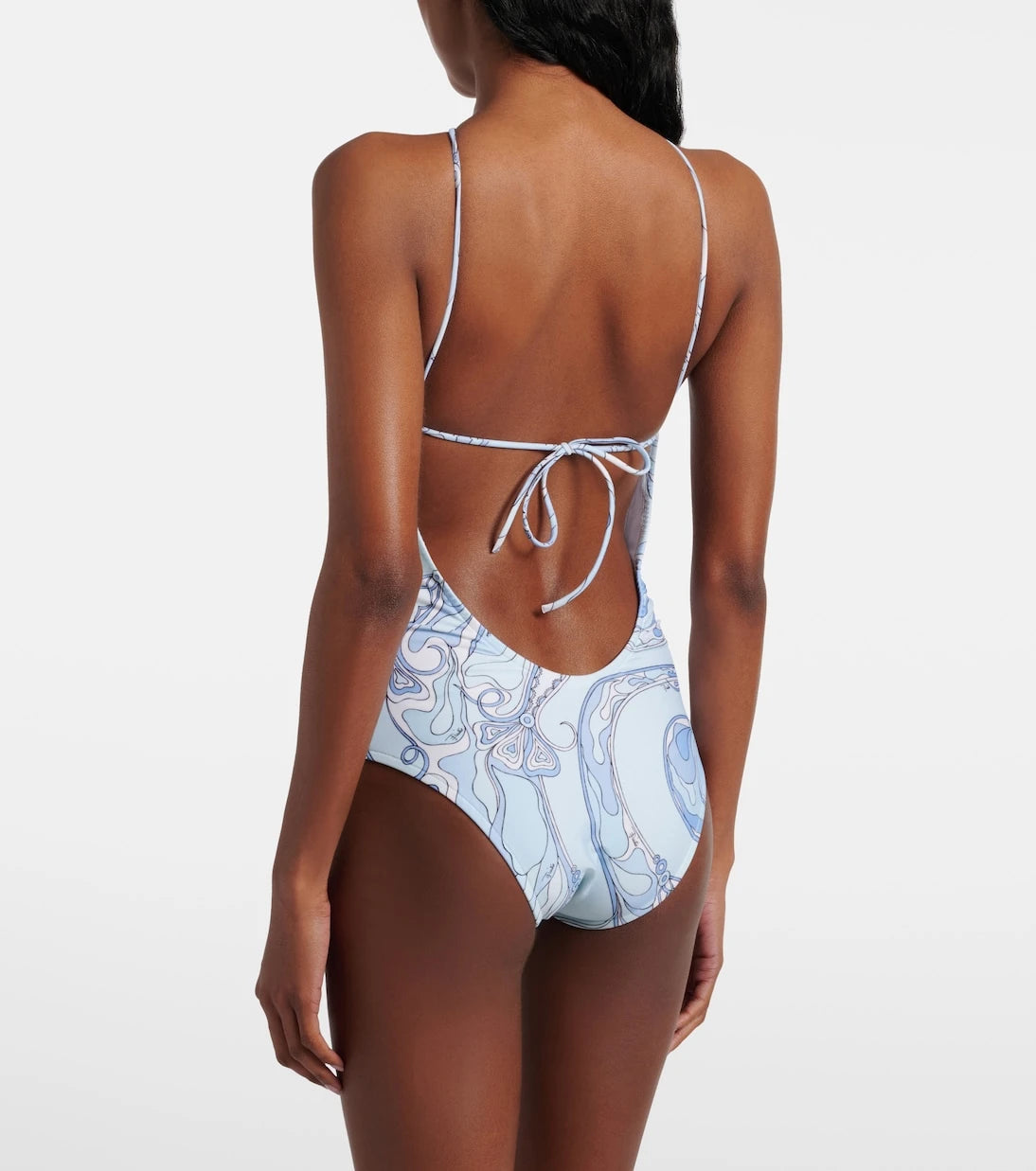 Pucci - Orchidee open-back swimsuit
