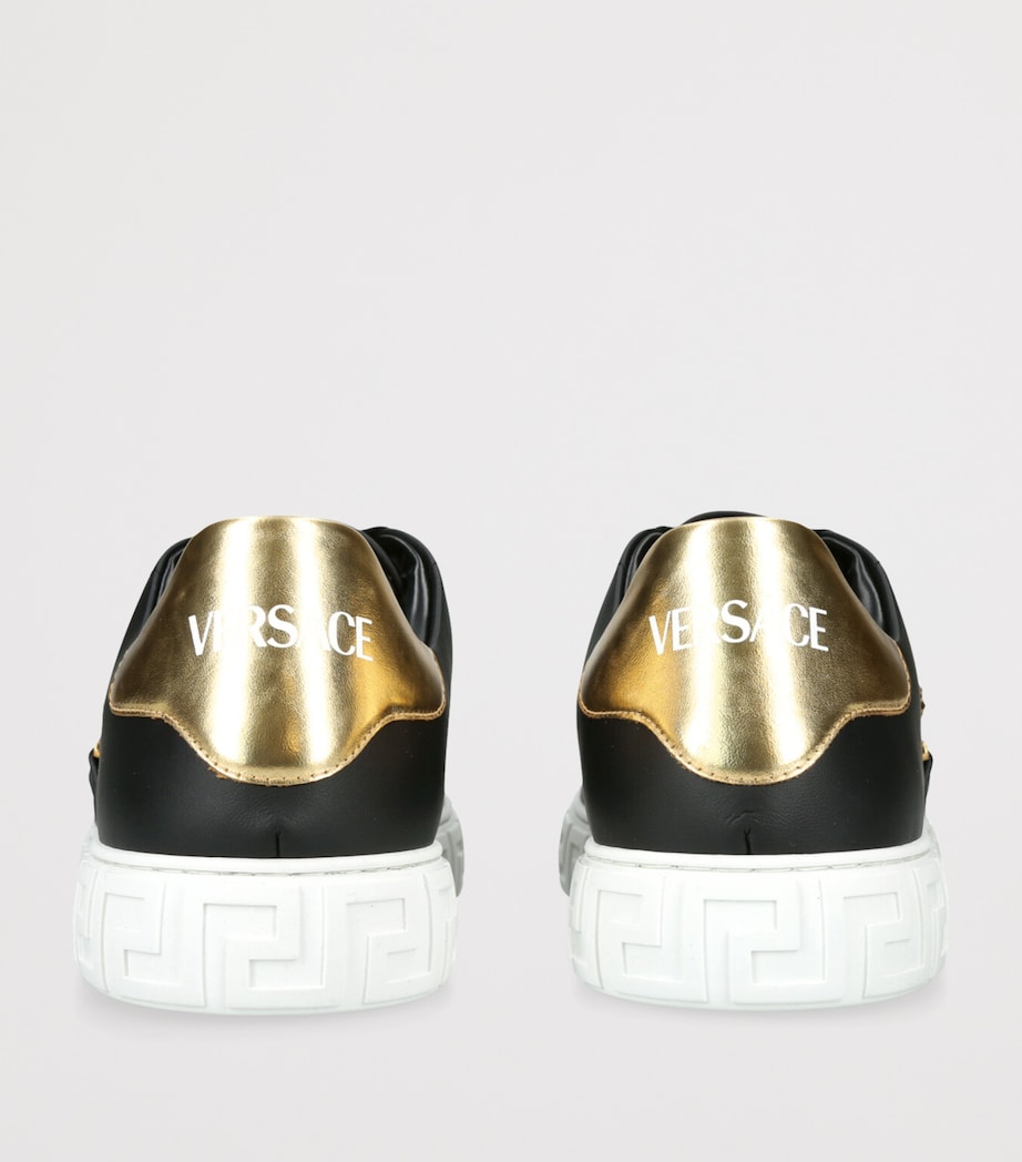 Versace Leather Greca Medusa Sneakers