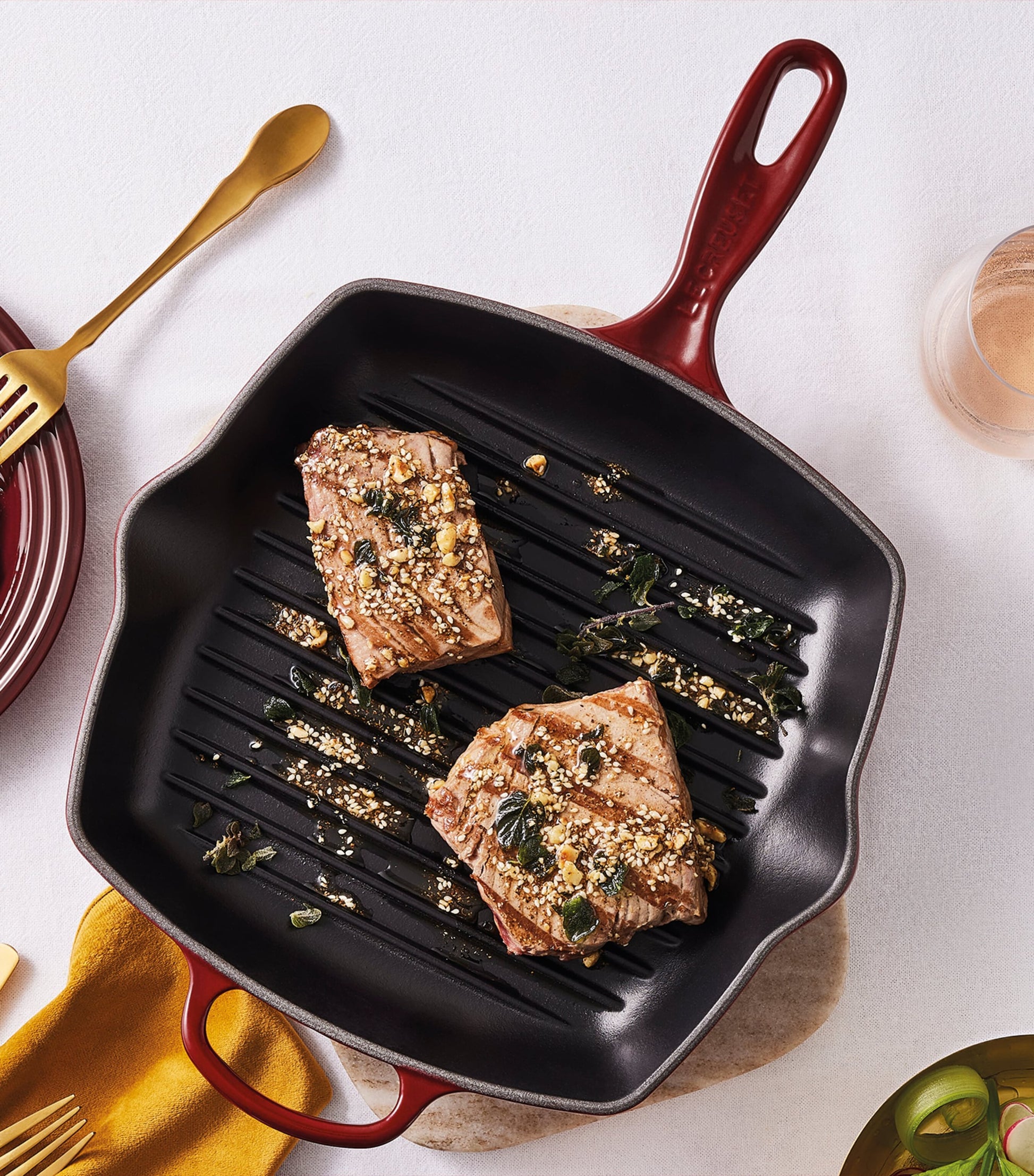 Cast Iron Square Grillit (26cm)