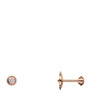 Extra-Small Rose Gold and Diamond Cartier d'Amour Earrings
