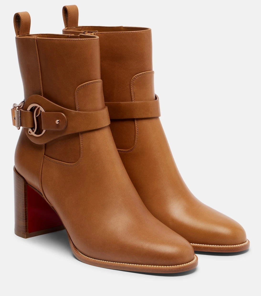 Christian Louboutin - Dianouchette 70 leather ankle boots