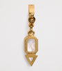 Yellow Gold, Moonstone and Diamond June Charm