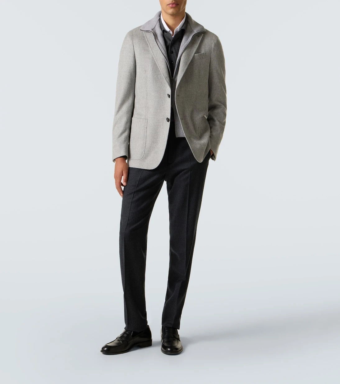 Zegna - سترة كشمير متعددة الطبقات