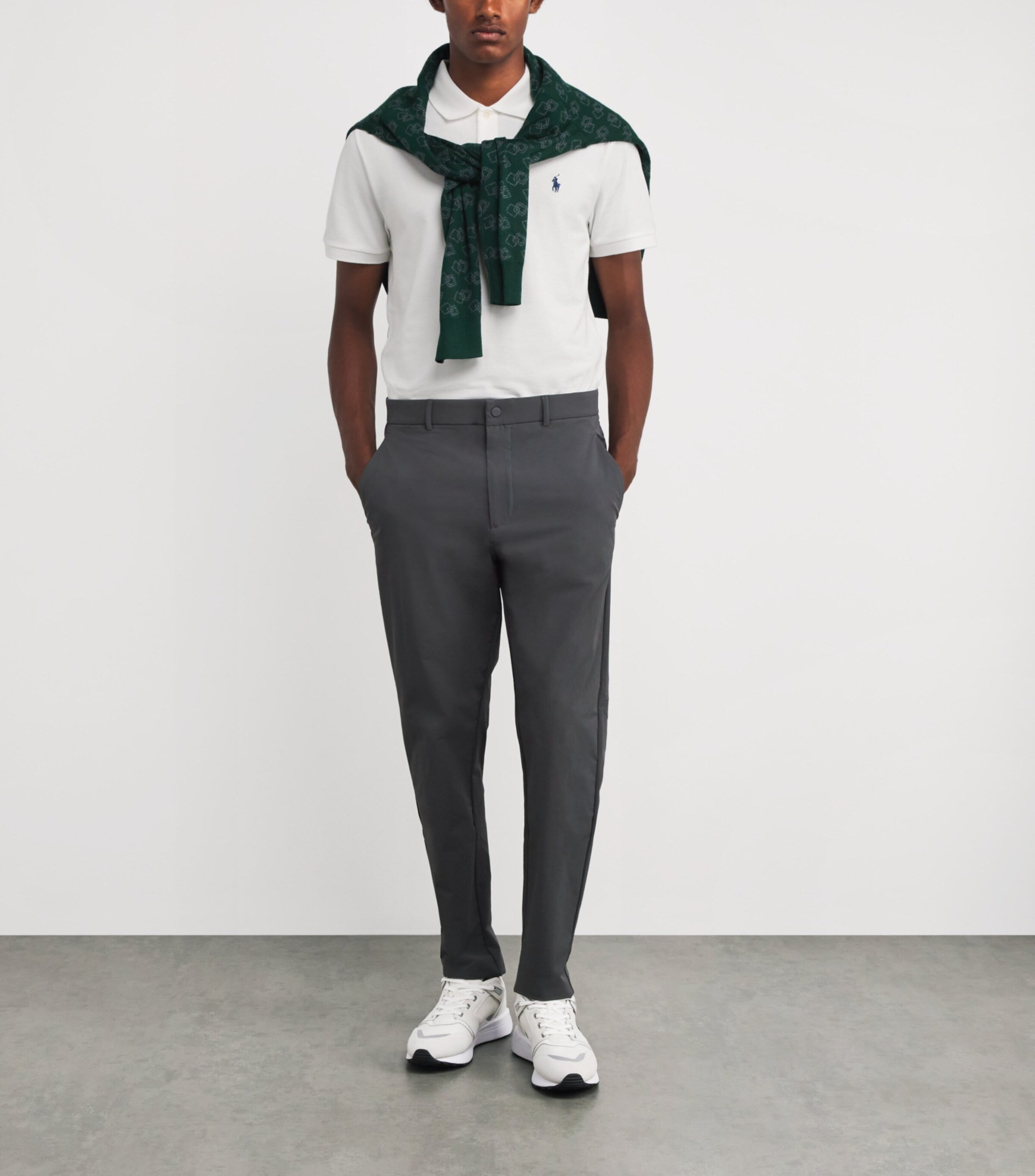 RLX Ralph Lauren Stretch-Cotton Performance Tailored Polo Shirt