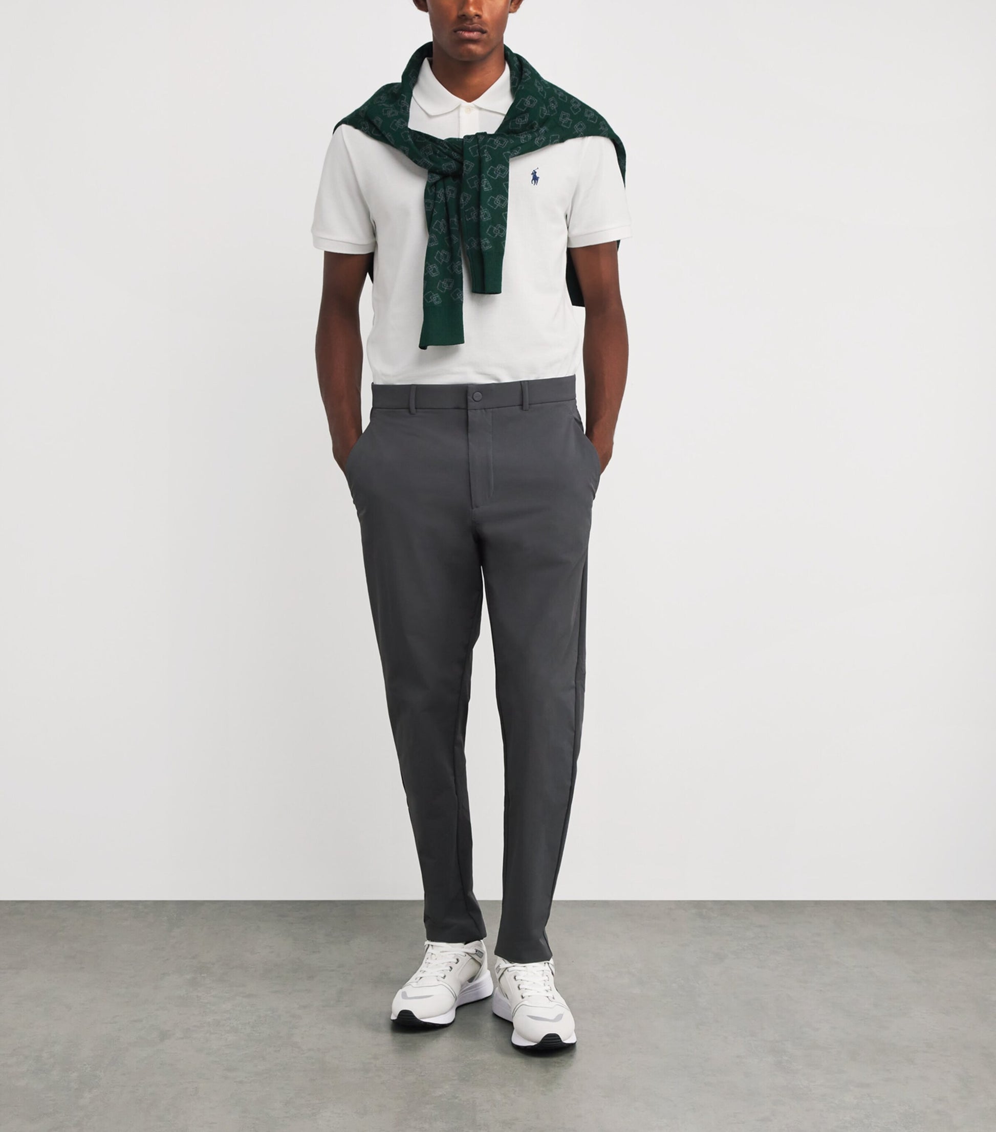 RLX Ralph Lauren Stretch-Cotton Performance Tailored Polo Shirt