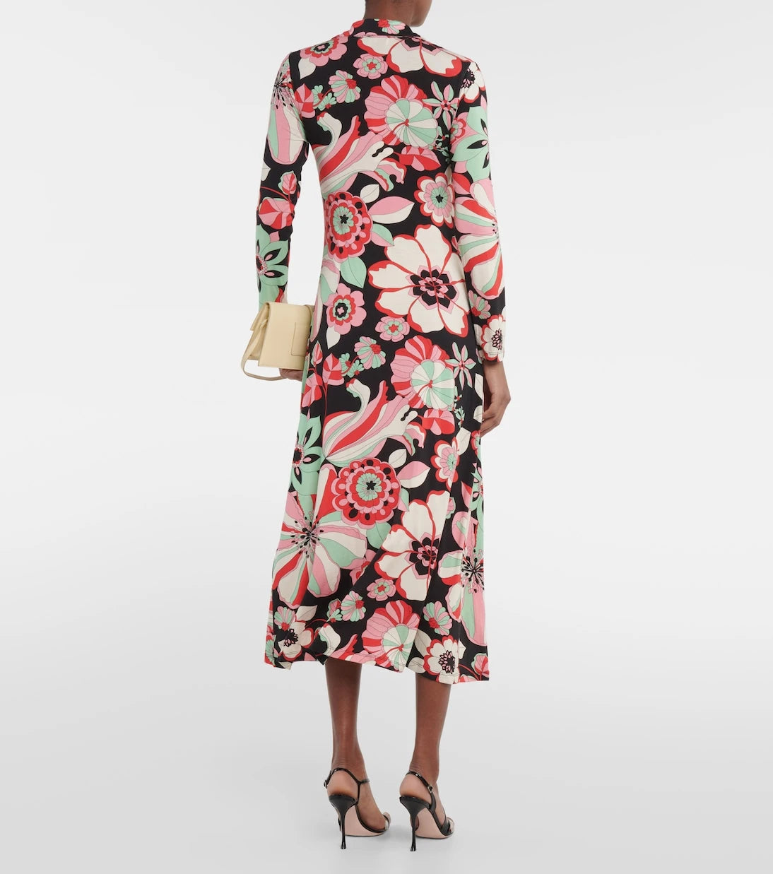 Rixo - Tillie floral jersey midi dress