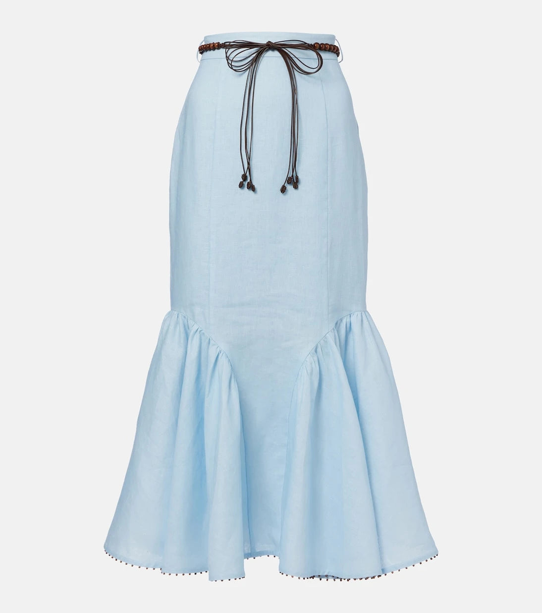 Zimmermann - Rhiannon linen midi skirt