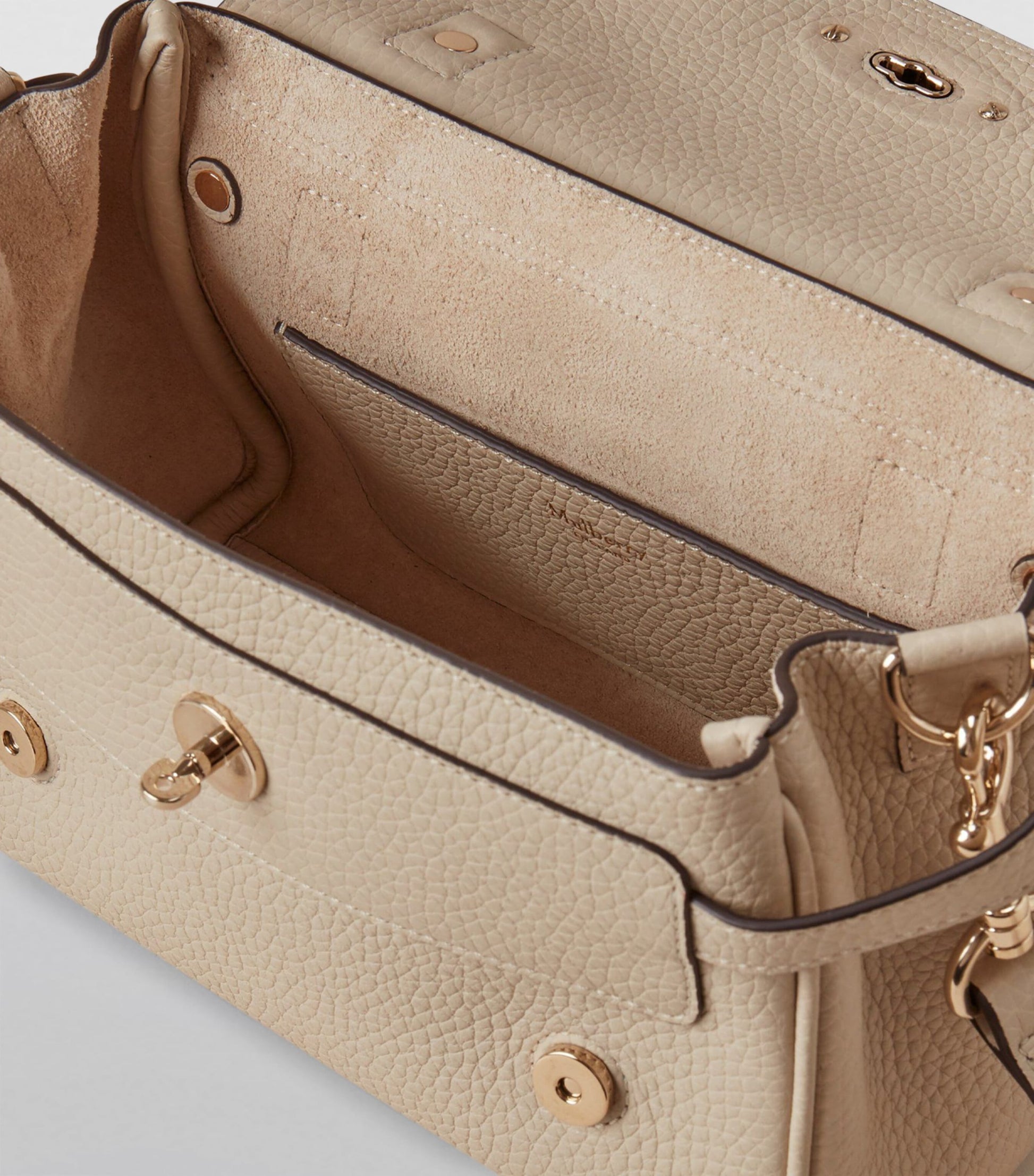 Mulberry White Mini Leather Alexa Cross-Body Bag