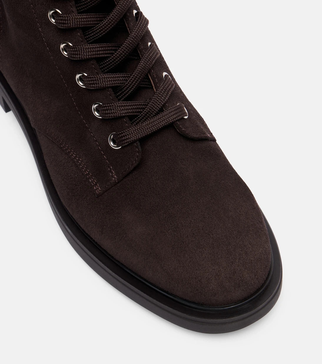 Gianvito Rossi - Shearling-lined suede combat boots