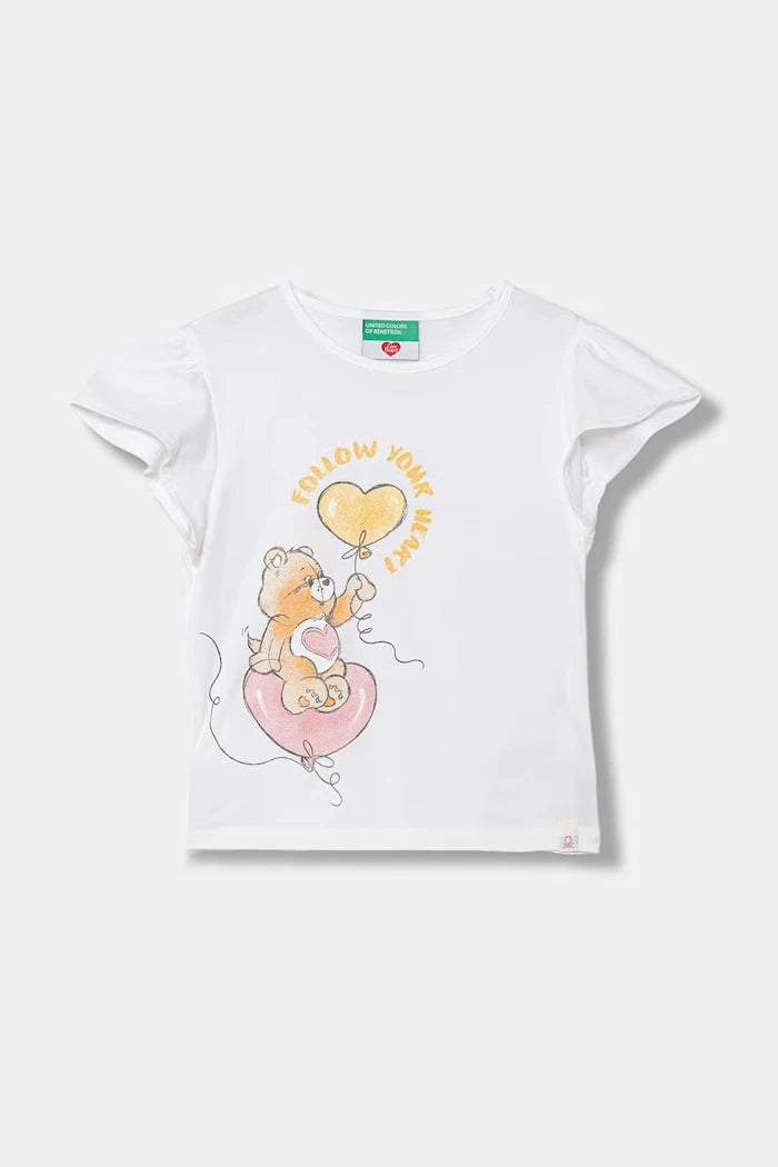 United Colors of Benetton тениска за деца от памук