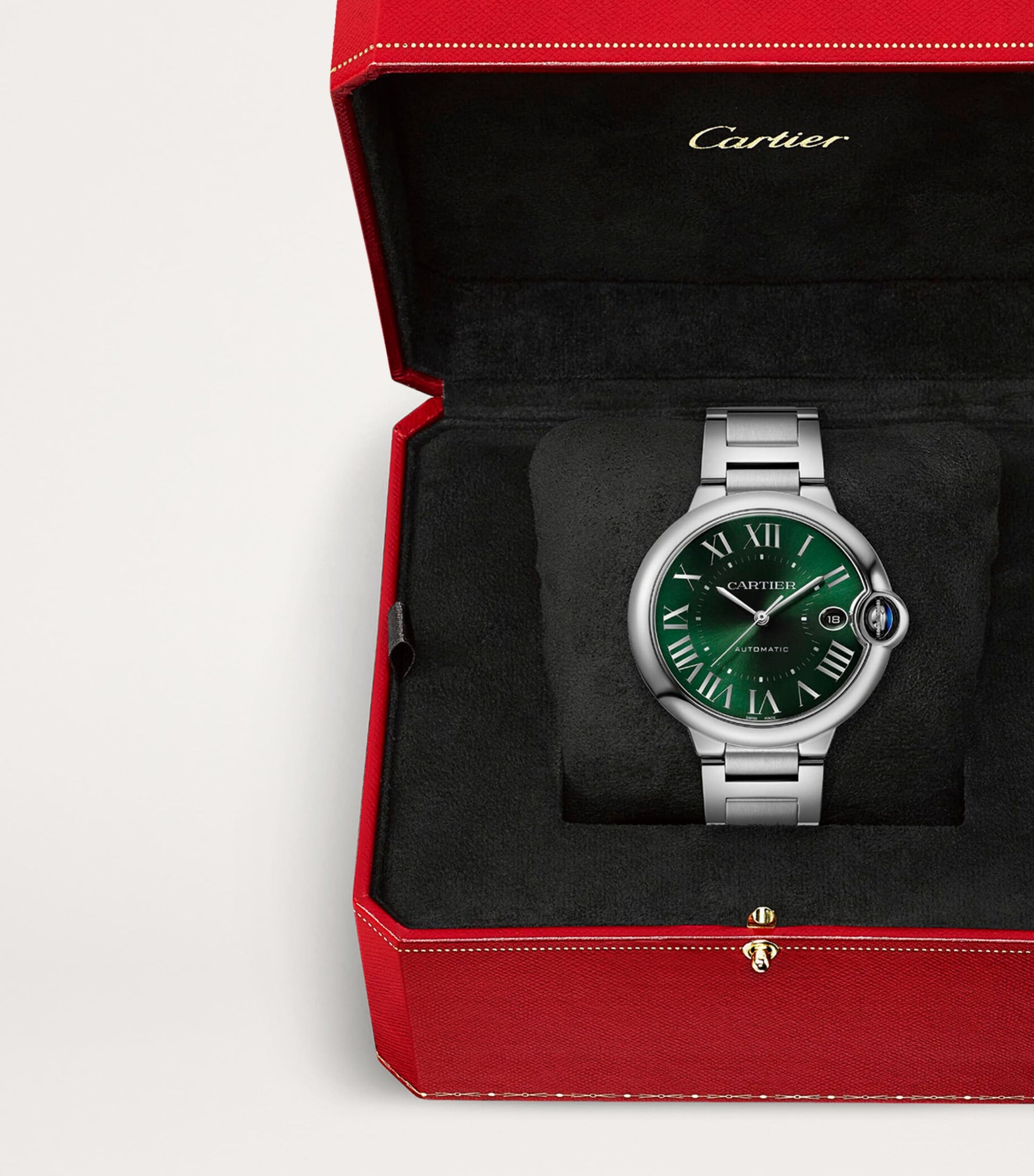 Stainless Steel Ballon Bleu de Cartier Watch 40mm