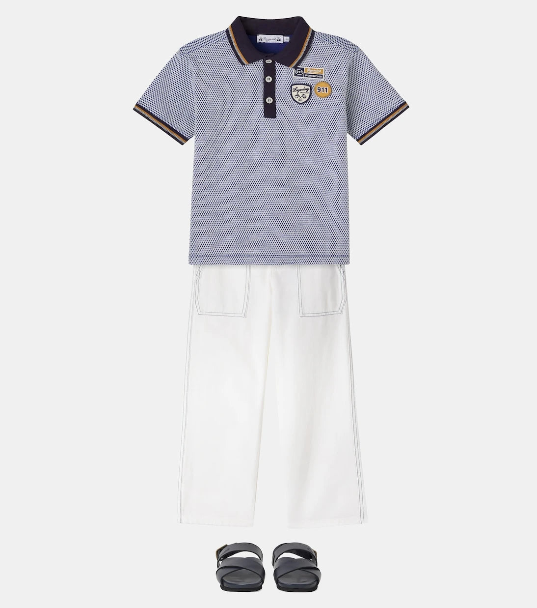 Bonpoint - x Porsche Edric cotton polo shirt
