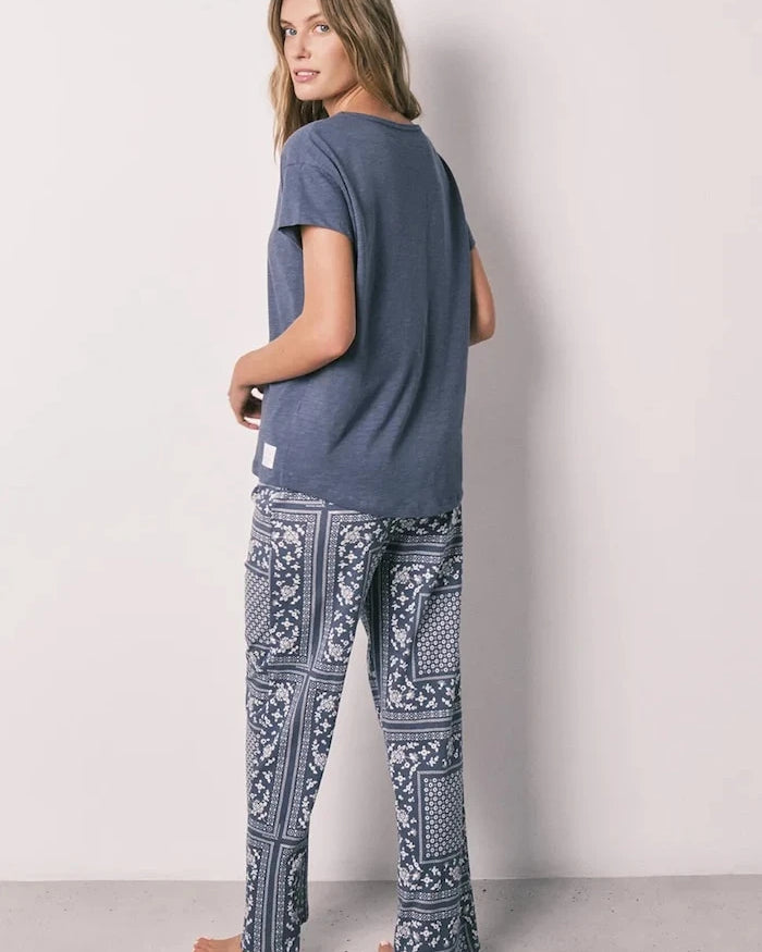 women'secret kadın pamuklu iki parçalı pijama