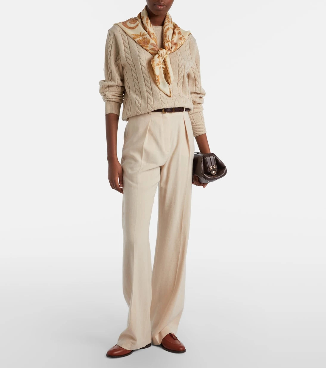 Loro Piana - Cedar cable-knit cashmere sweater