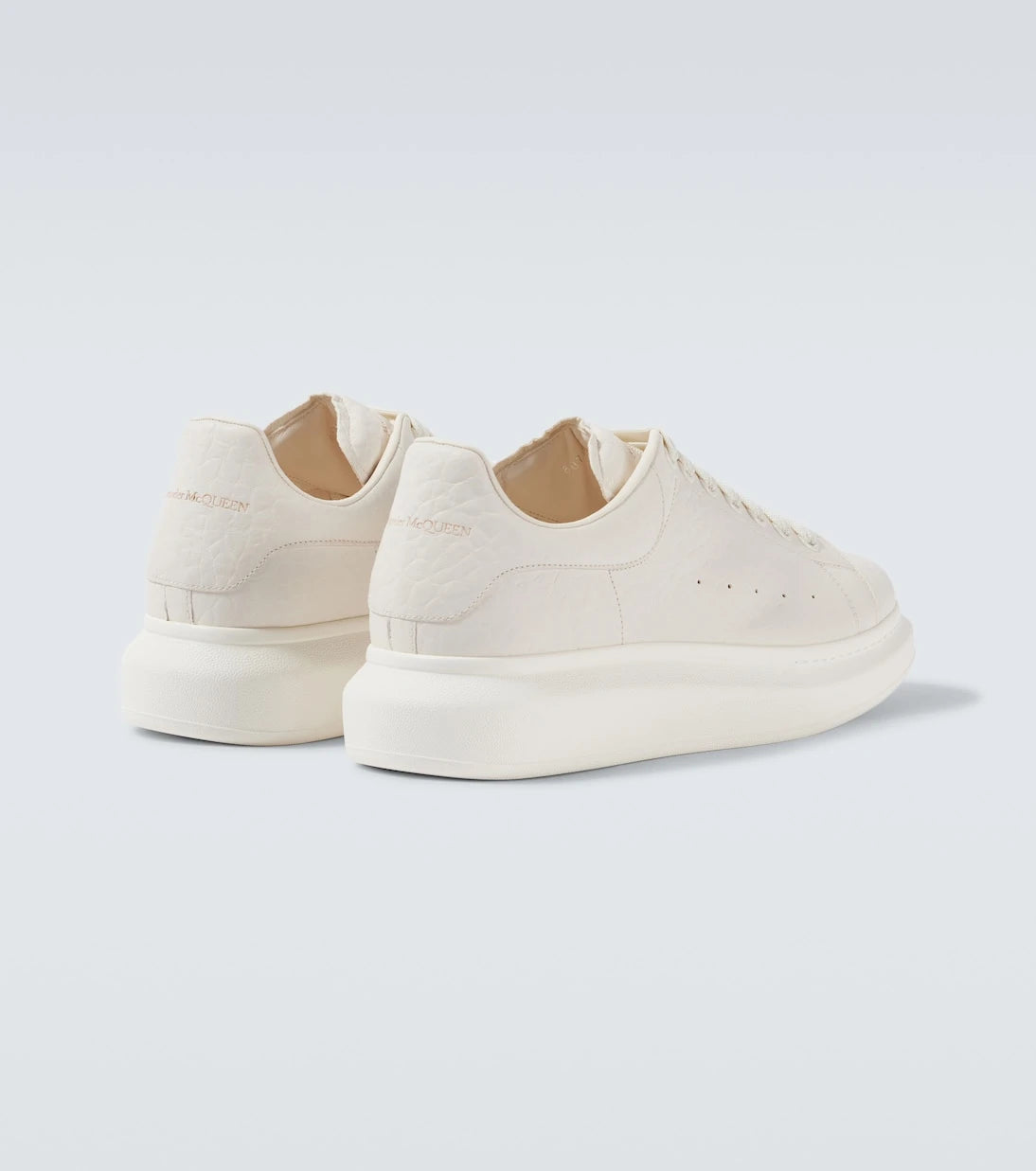 McQueen - Oversized leather sneakers