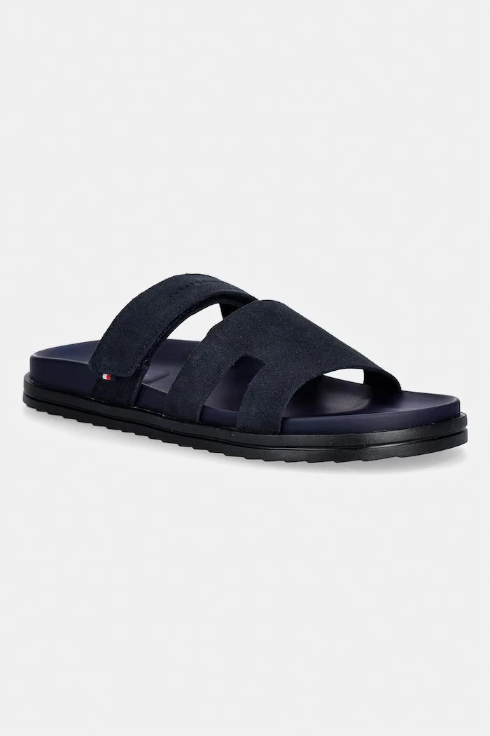 Tommy Hilfiger Erkek Süet Terlik ADJUSTABLE PREMIUM SUEDE SANDAL