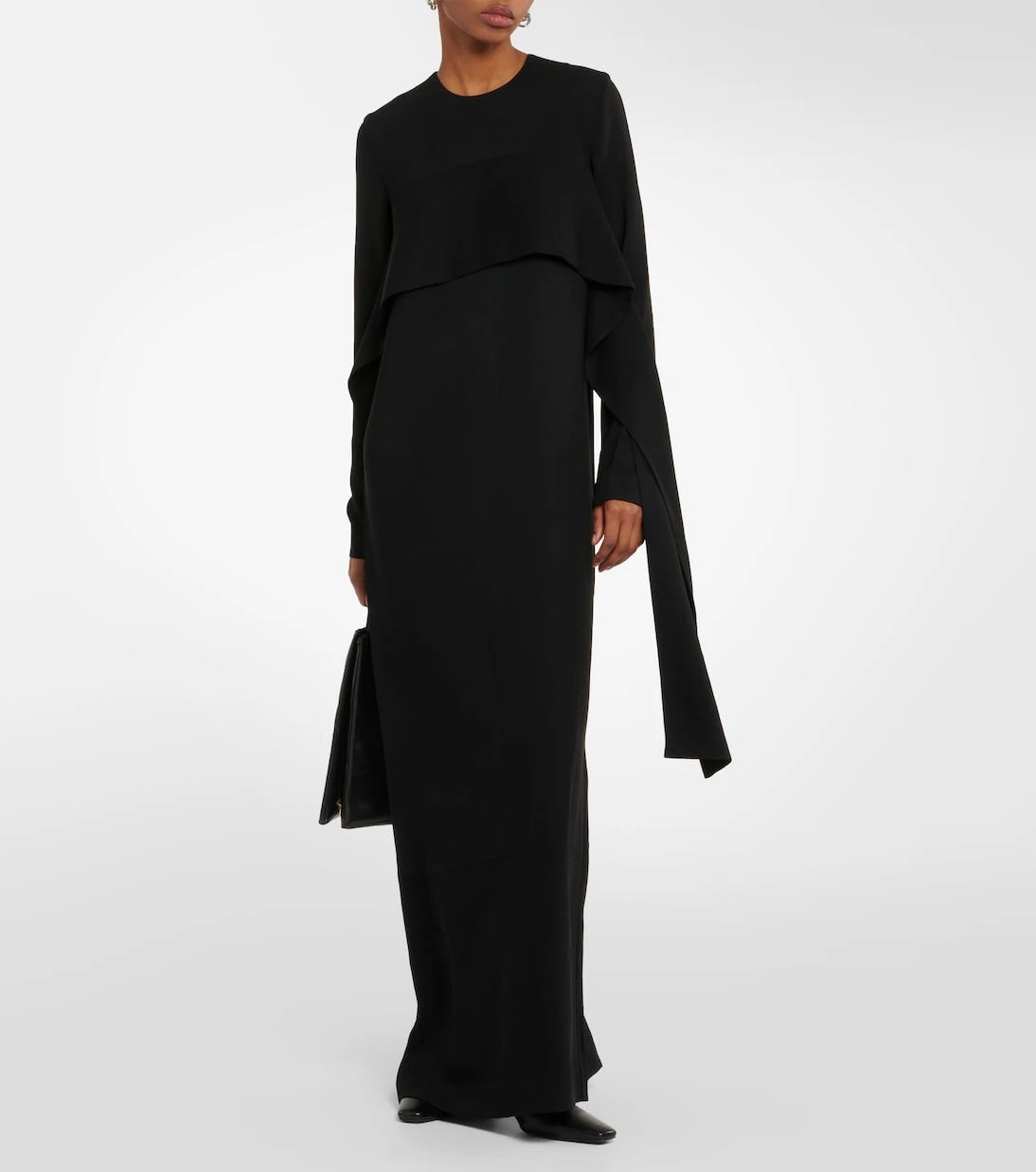 Toteme - Draped cady maxi dress
