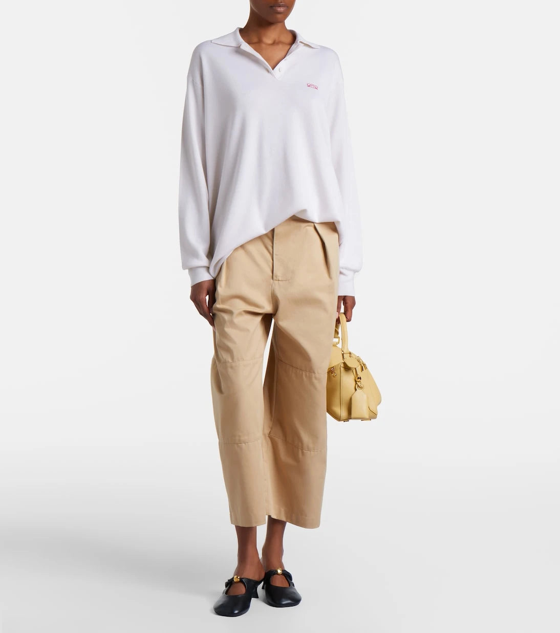 Loewe - Double L cashmere blend polo sweater