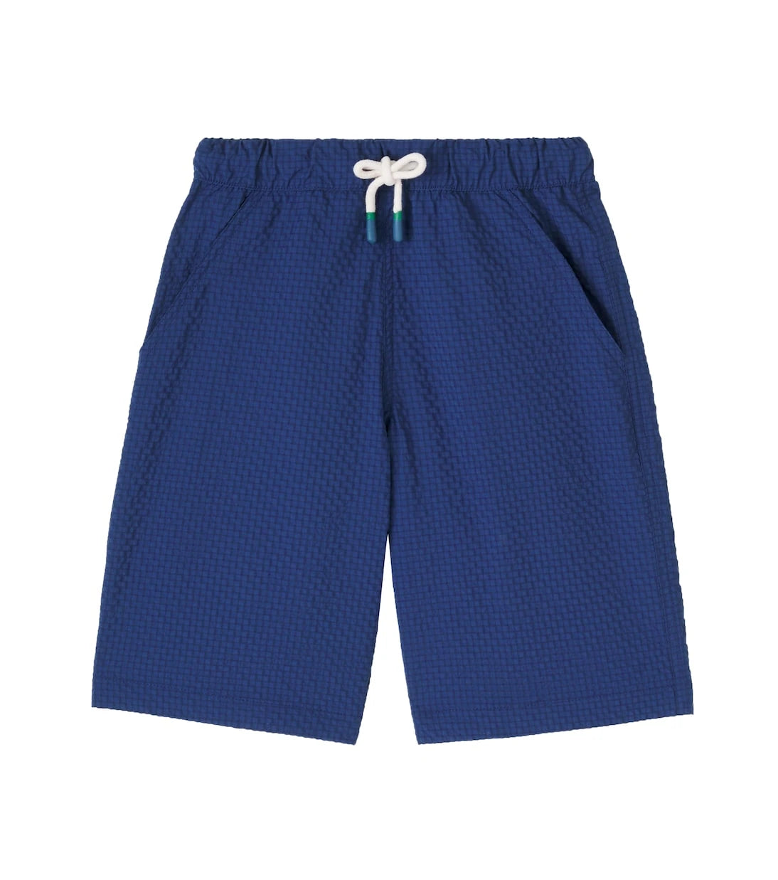 Bonpoint - Ethan checked patch-appliqué shorts