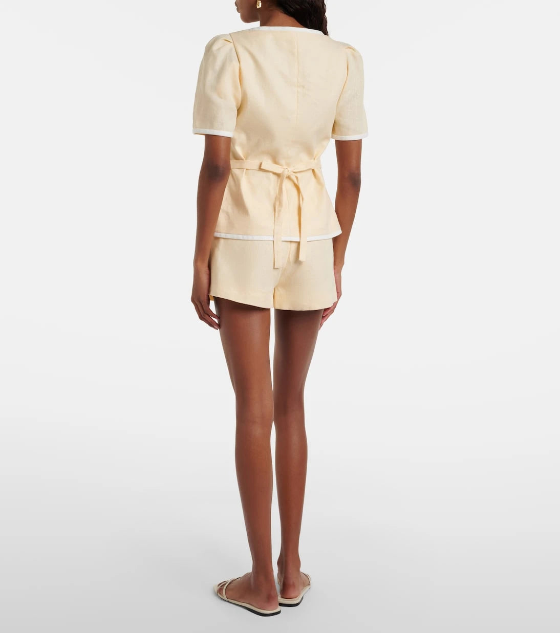 Faithfull – Lila Leinenshorts