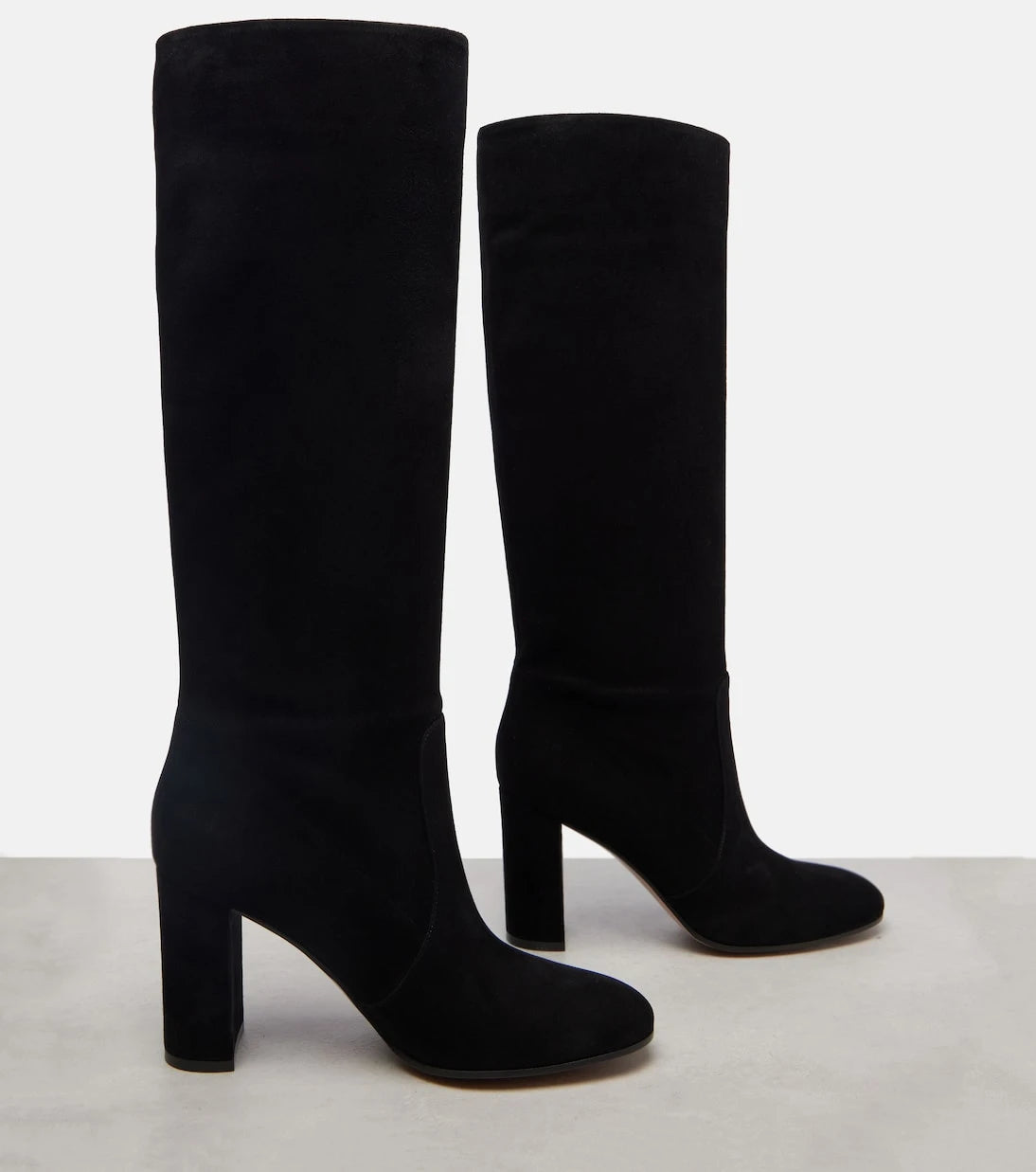 Gianvito Rossi - Glen 85 suede knee-high boots