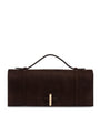 Suede May Clutch Bag EBONY