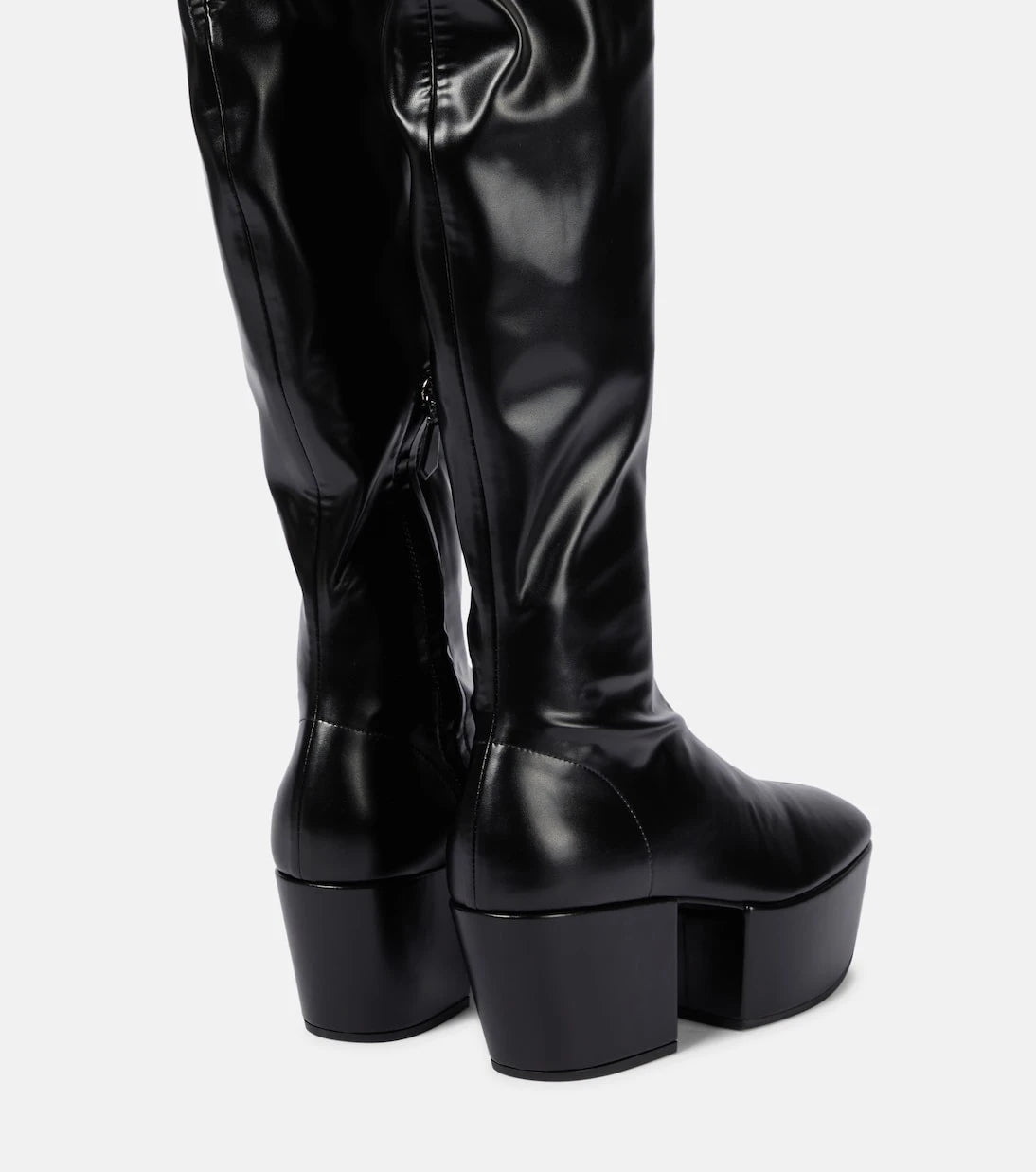 Prada - Platform over-the-knee boots