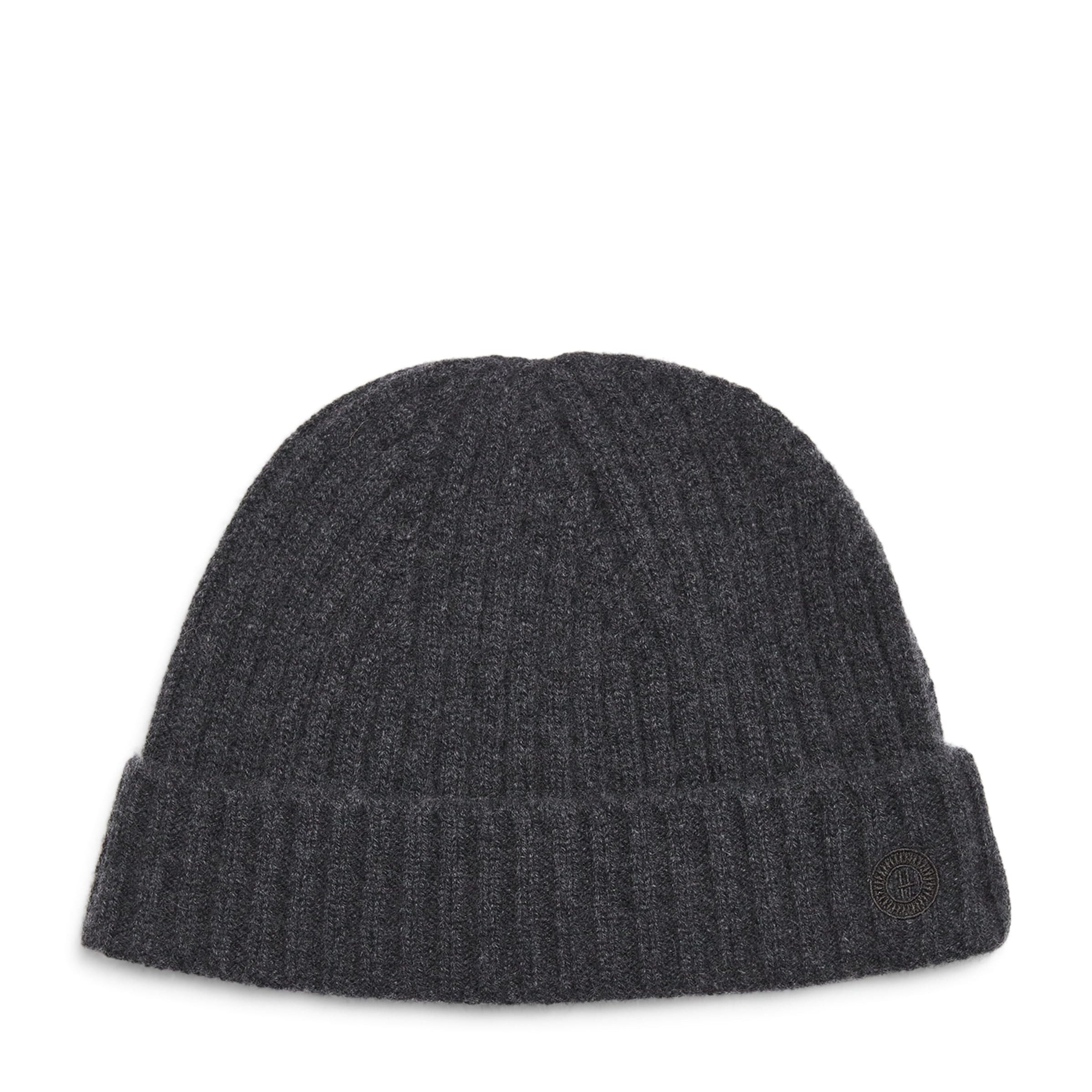 Cashmere Ribbed Beanie