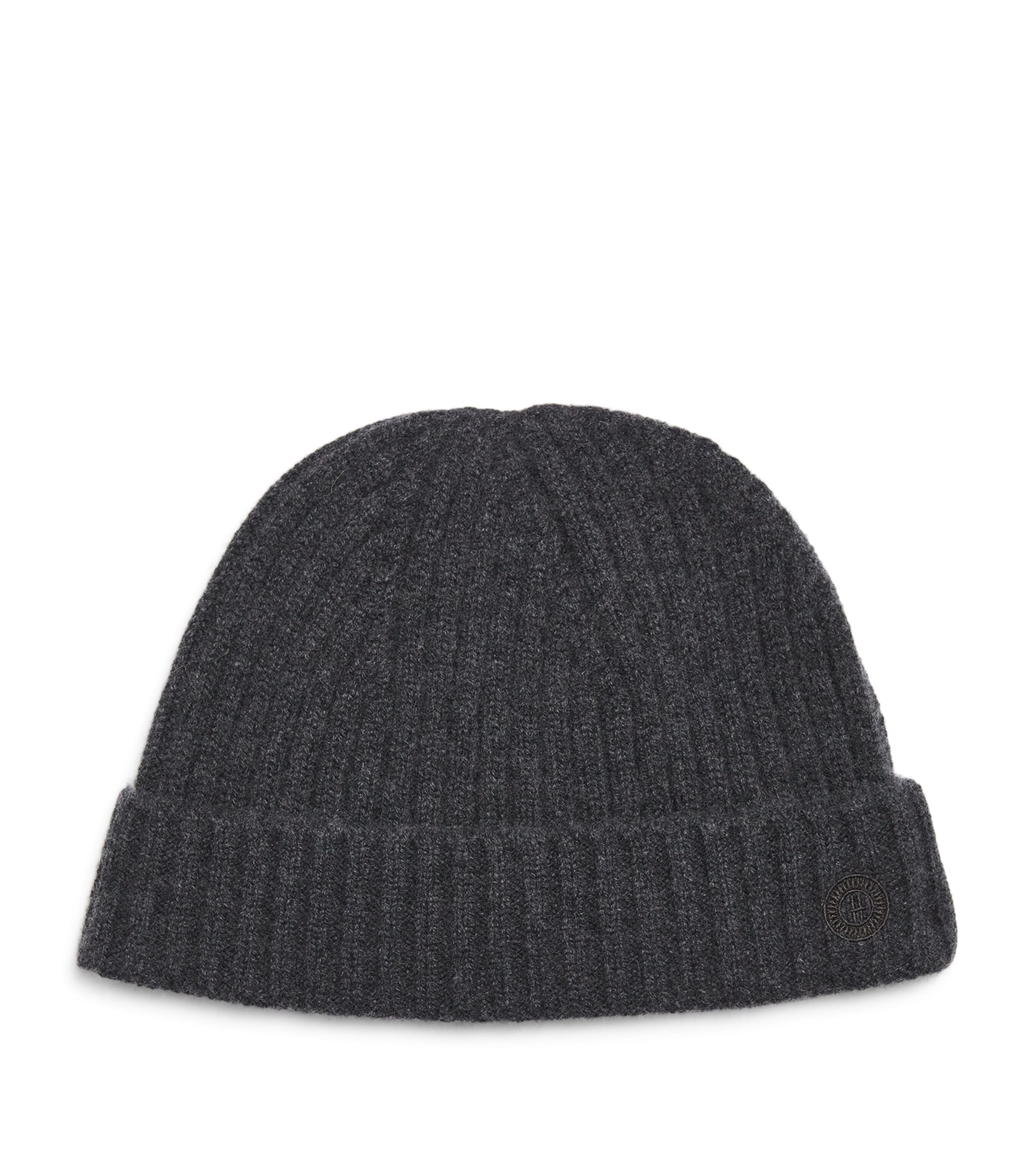 Cashmere Ribbed Beanie