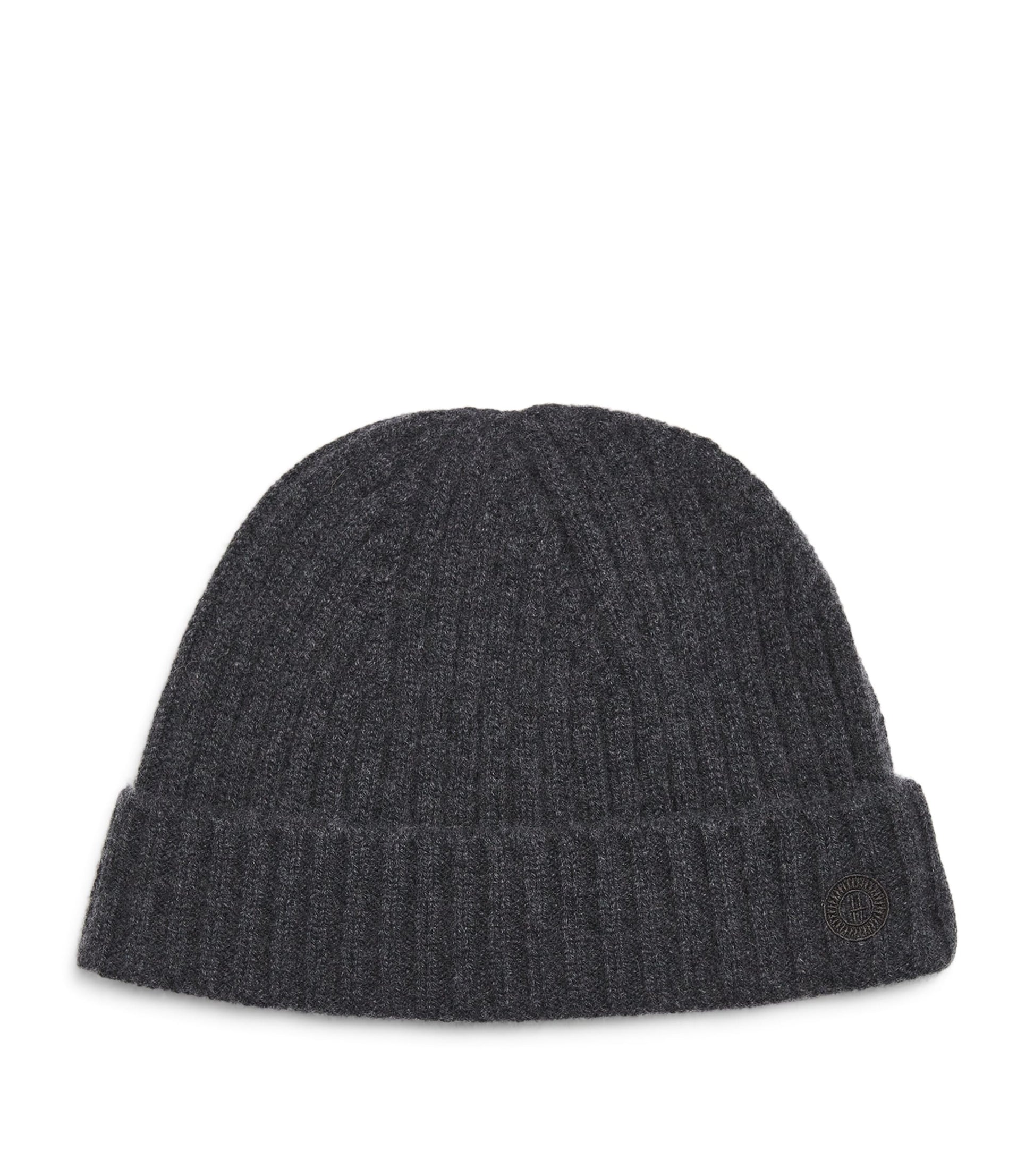 Cashmere Ribbed Beanie
